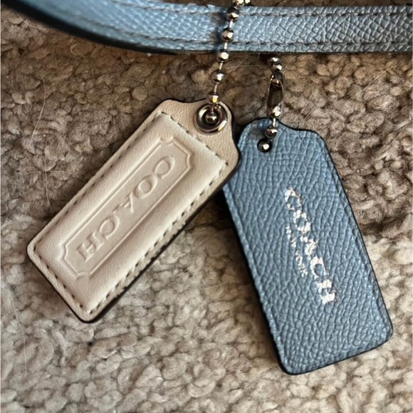 Coach Handbags - Light Blue Used Coach Purse